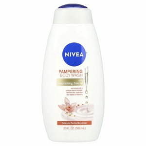 Nivea, Гель для душа, нежная орхидея и янтарь, 591 мл (20 жидк. Унций)