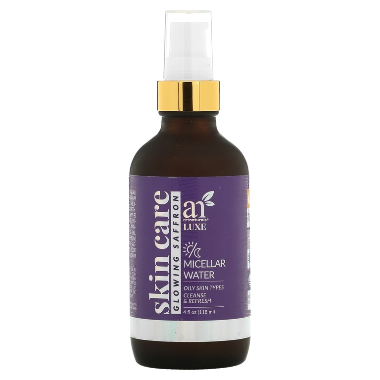 artnaturals, Glowing Saffron, мицеллярная вода, 118 мл (4 жидк. унц.)