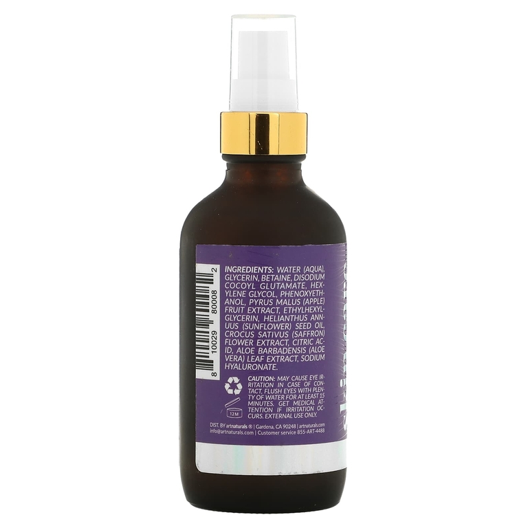 artnaturals, Glowing Saffron, мицеллярная вода, 118 мл (4 жидк. унц.)