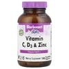 Bluebonnet Nutrition, витамины C, D3 и цинк, 100 растительных капсул