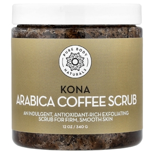 Pure Body Naturals, Кофейный скраб Kona Arabica, 340 г (12 унций)