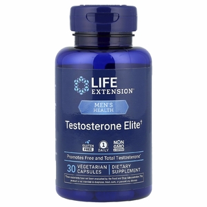 Life Extension, Testosterone Elite, 30 вегетарианских капсул
