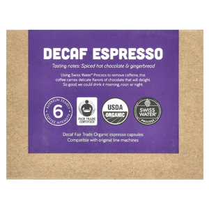 Portland Coffee Roasters, Кофе без кофеина, молотый обжаренный кофе, 30 капсул