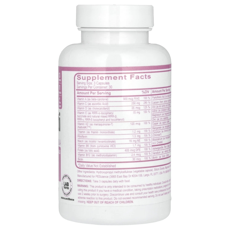 PEScience, TruMulti, формула для женщин, 90 капсул (Товар снят с продажи) 