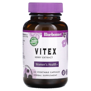 Bluebonnet Nutrition, Экстракт ягод витекса, 60 растительных капсул