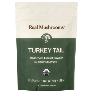 Real Mushrooms, Индейка, порошок экстракта органических грибов, 45 г (1,59 унции)