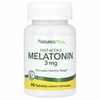 NaturesPlus, мелатонин быстродействующий, 3 мг, 90 таблеток