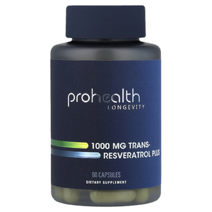 ProHealth Longevity, транс-ресвератрол плюс, 60 капсул