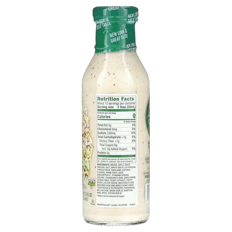 Walden Farms, Салат из капусты, 355 мл (12 жидк. Унций)