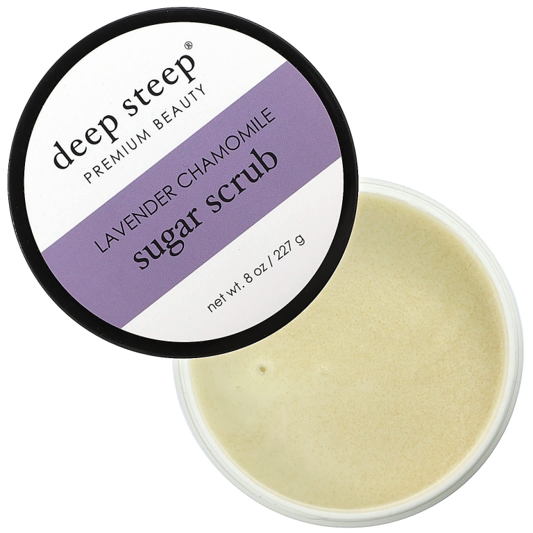 Deep Steep, Сахарный скраб, лаванда и ромашка, 227 г (8 унций) (Товар снят с продажи) 