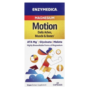 Enzymedica, Motion, магний, 60 капсул (350 мг в 1 капсуле)