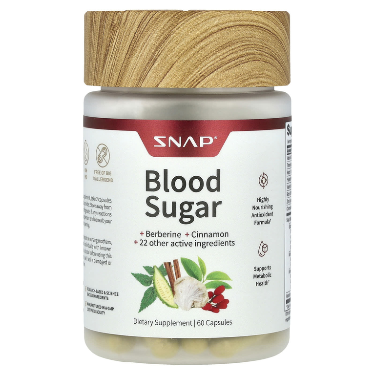Snap Supplements, Смесь сахара в крови, 60 капсул