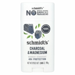 Schmidt's, дезодорант, древесный уголь и магний, 75 г (2,65 унции)