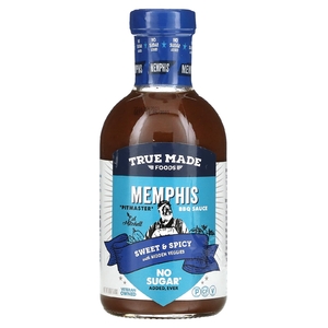 True Made Foods, Соус барбекю «Мемфис», сладкий и пряный, со скрытыми овощами, 510 г (18 унций) (Товар снят с продажи) 