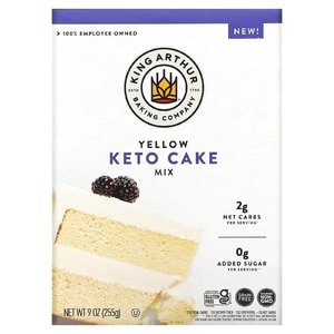 King Arthur Baking Company, Желтая кето смесь для торта, 255 г (9 унций) (Товар снят с продажи) 