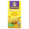 Annie's Homegrown, Vegan Mac, ракушки и батат, тыква, 170 г (6 унций) (Товар снят с продажи) 