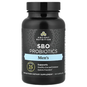 Ancient Nutrition, SBO, пробиотики для мужчин, 60 капсул