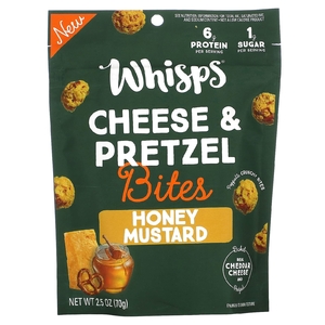 Whisps, Cheese & Pretzel Bites, Honey Mustard, 2.5 oz (70 g) (Товар снят с продажи) 