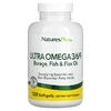NaturesPlus, Ультра омега 3/6/9, 120 капсул