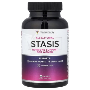 Vitauthority, Stasis, гормональная поддержка для женщин, 120 капсул