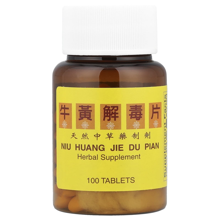 Tong Ren Tang, Niu Huang Jie Du Pian, 100 таблеток