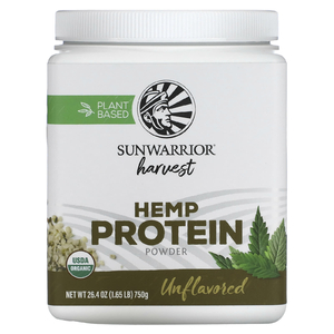 Sunwarrior, Harvest, порошок из конопляного протеина, без добавок, 750 г (1,65 фунта)