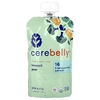 Cerebelly, органическое детское пюре, брокколи и груша, 6 паучей по 113 г (4 унции)
