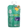 Cerebelly, Organic Baby Puree, White Bean, Pumpkin, Apple with Cinnamon, 6 Pouches, 4 oz (113 g) Each