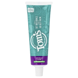 Tom's of Maine, Whole Care®, Natural Anticavity Toothpaste with Fluoride, Spearmint, 4 oz (113 g)