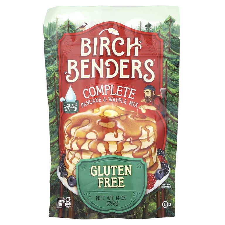 Birch Benders, Смесь для блинов и вафель, без глютена, 397 г (14 унций)