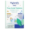 Hyland's Naturals, Для детей, комбо-упаковка в крошечных таблетках от простуды, для дневного и вечернего приема, для детей от 6 месяцев, 2 флакона, по 125 быстрорастворимых таблеток