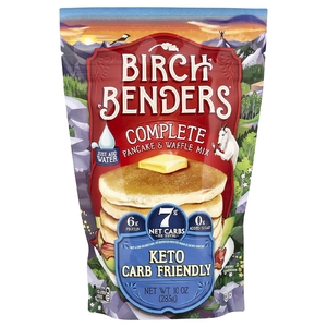 Birch Benders, полноценная смесь для выпекания блинов и вафель, кетодиета, 283 г (10 унций)