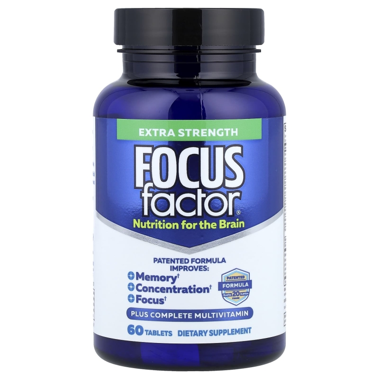 Focus Factor, Nutrition, для мозга, 60 таблеток