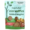 Beech-Nut, Мини-вафли со скрытыми овощами, от 12 месяцев, мускатный орех, 90 г (3,2 унции)