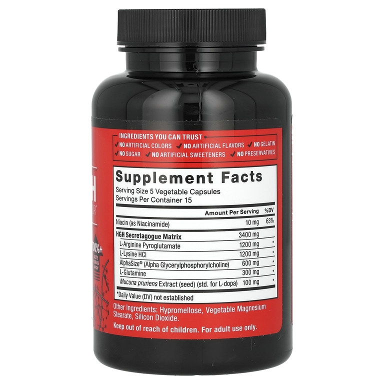 Force Factor, Prime HGH Secretion Activator, 75 капсул