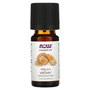 NOW Foods, Эфирные масла, 100% чистый ветивер, 10 мл (1/3 жидк. унц.)