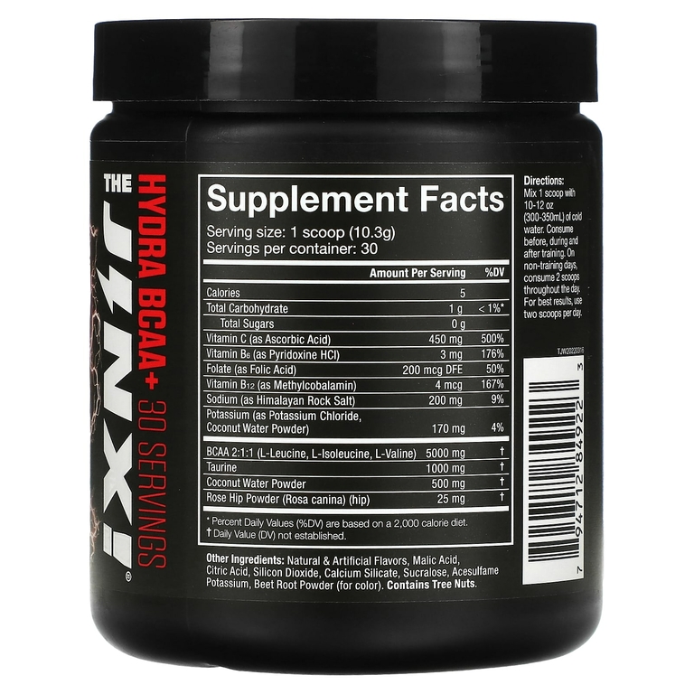 JNX Sports, The Jinx, Hydra BCAA+, арбуз, 309 г (10,8 унции)