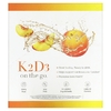 Youtheory, K2D3 On Th Go, персиковый, 12 пакетиков по 30 мл (1 жидк. Унция)