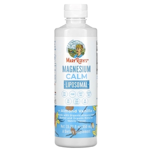 MaryRuth's, Magnesium Calm Liposomal, миндаль и ваниль, 450 мл (15,22 жидк. унц.)