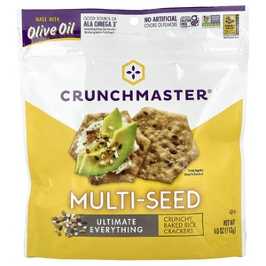 Crunchmaster, Multi-Seed, хрустящие рисовые крекеры, Ultimate Everything, 113 г (4 унции)