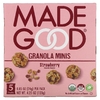 MadeGood, Гранола мини, с клубникой, 5 пакетиков по 24 г (0,85 унции)
