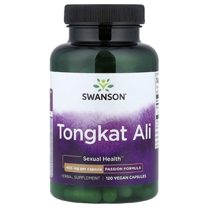 Swanson Vitamins, эврикома длиннолистая, 400 мг, 120 веганских капсул