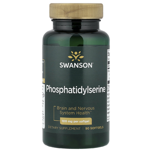 Swanson Vitamins, Фосфатидилсерин, 100 мг, 90 мягких таблеток