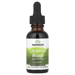 Swanson Vitamins, Жидкий экстракт корня солодки, 29,6 мл (1 жидк. унц.) (Товар снят с продажи) 