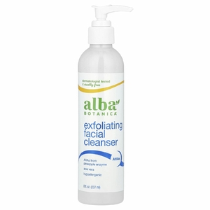 Alba Botanica, очищающее средство для лица «гавайское», с очищающими поры ферментами ананаса, 237 мл (8 жидк. унций)