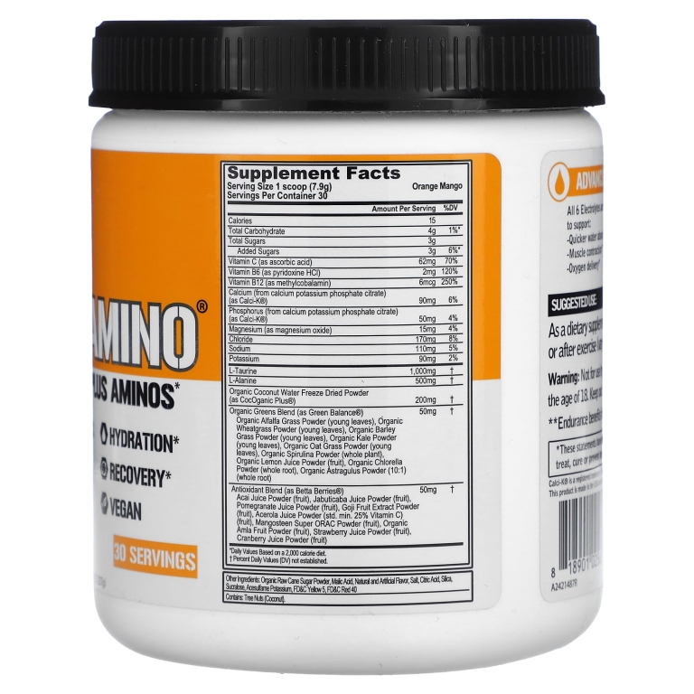 EVLution Nutrition, HydrAmino, апельсин и манго, 237 г (8,4 унции)