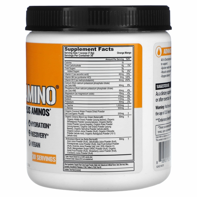 EVLution Nutrition, HydrAmino, апельсин и манго, 237 г (8,4 унции)