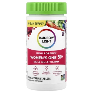 Rainbow Light, Для женщин старше 50 лет, мультивитамины для ежедневного приема, высокая эффективность, 90 вегетарианских таблеток