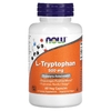 NOW Foods, L-триптофан, 500 мг, 60 растительных капсул (500 мг в 1 капсуле)
