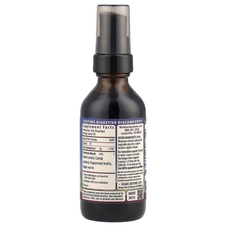 WishGarden Herbs, Digestive ™ Rescue, 59 мл (2 жидк. Унции)
